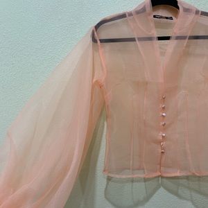 Nasty Gal Organza Top